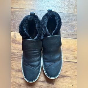 Fur Lined TOMS Ankle Boots